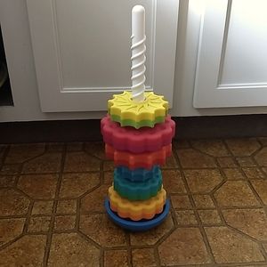 Fat Brain Toys Spin Again stacking toy